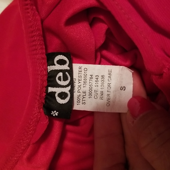 Red sexy dress womens sz S - Picture 6 of 7